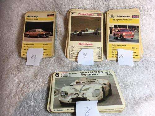 Job Lot Vintage Top Trumps cards - see pictures and description