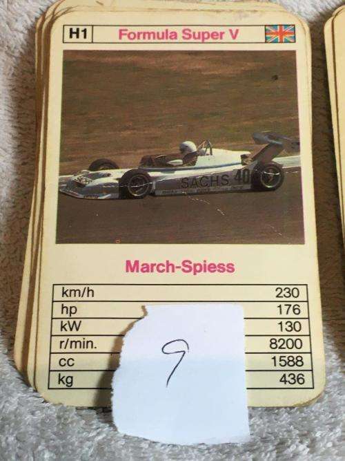 Job Lot Vintage Top Trumps cards - see pictures and description