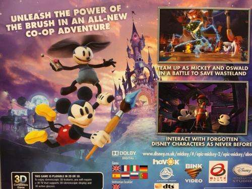 PS3 - Epic Mickey 2 The Power of Two (Playstation Move Features)