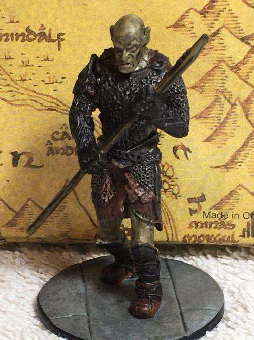 Lord of the Rings - Minas Morgul Orc- Eaglemoss Lead Piece - +- 6cm 2004 (NOS)