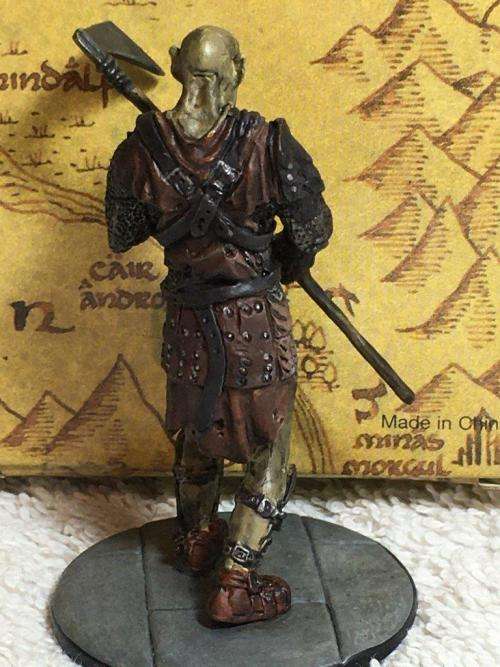 Lord of the Rings - Minas Morgul Orc- Eaglemoss Lead Piece - +- 6cm 2004 (NOS)