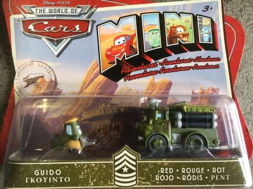 Cars Mini - Guido & Red - Disney Pixar (Die Cast) Mattel