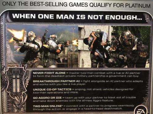 PS3 - Army of Two - Platinum