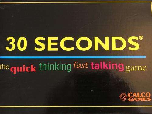 30 Seconds - Calco Games 1998 - The Quick Thinking fast Talking Game