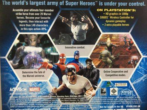 PS3 - Marvel Ultimate Alliance