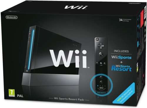 Nintendo Wii - Console Sports + Sports Resort Edition Motion Plus Remote (Boxed)