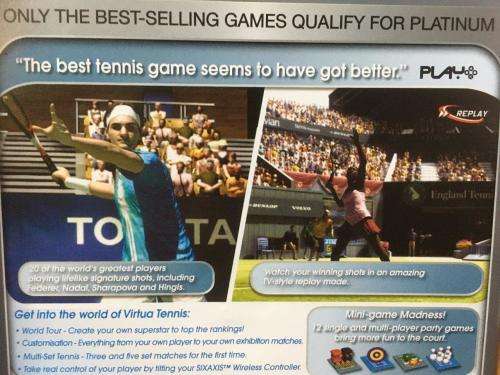 PS3 - Virtua Tennis 3 - Platinum
