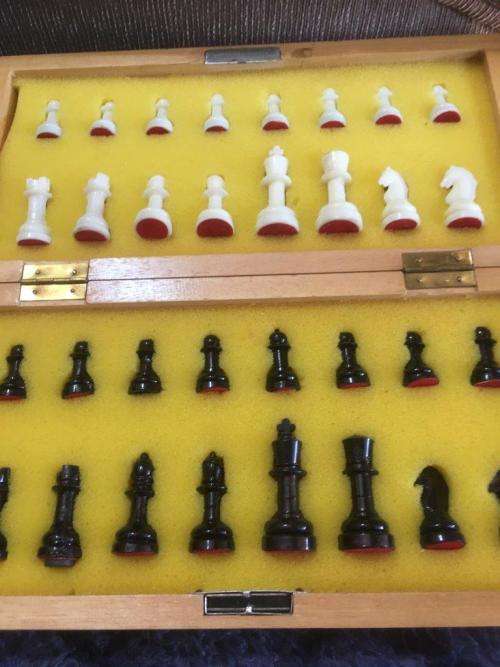 Vintage Magnetic Chess Set Boxed