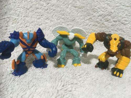 3 x Gormiti Figures Lot 2