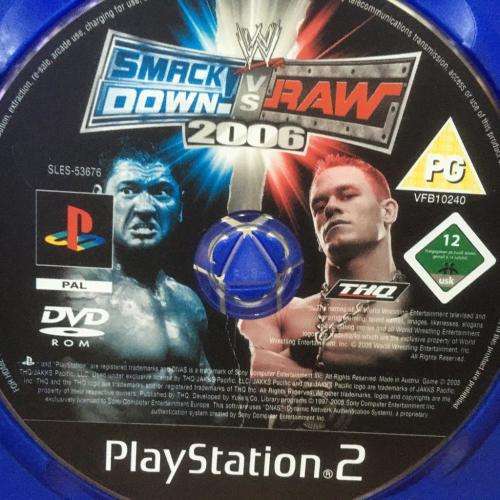 PS2 - Smackdown Vs Raw 2006 (Disc Only)