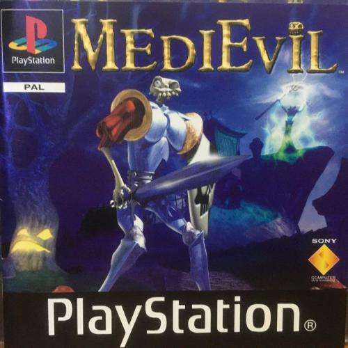 PS1 - Medievil (pal black disc)