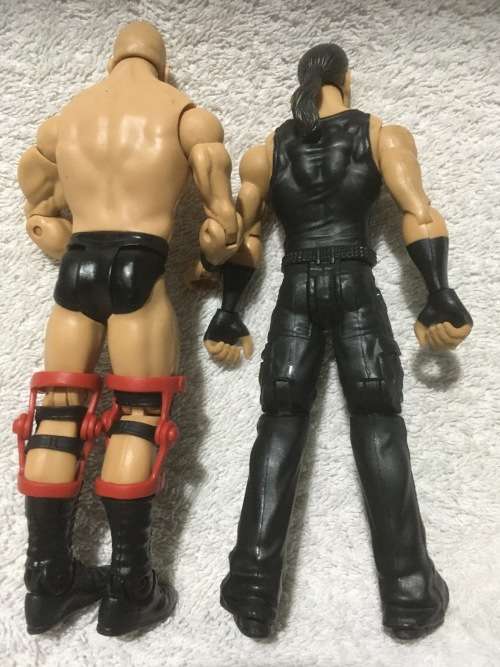 Job Lot 3 of 2 WWE action Figure +-18cm