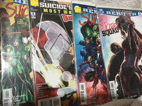 Job Lot of 4 x Suicide Squad Comics