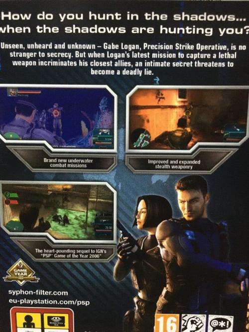 PSP - Syphon Filter - Logan's Shadow - PSP Essentials