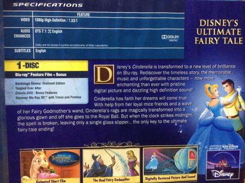 Blu-ray - Cinderella Diamond Edition