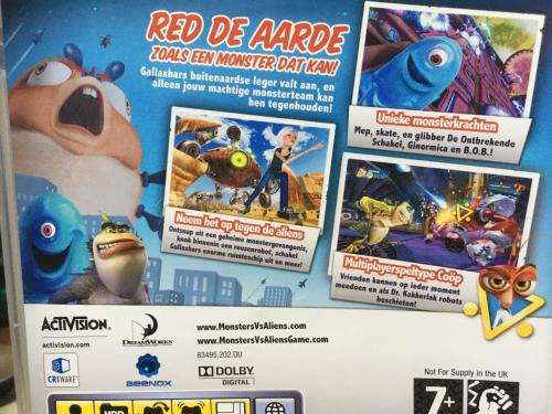 PS3 - Monsters vs Aliens