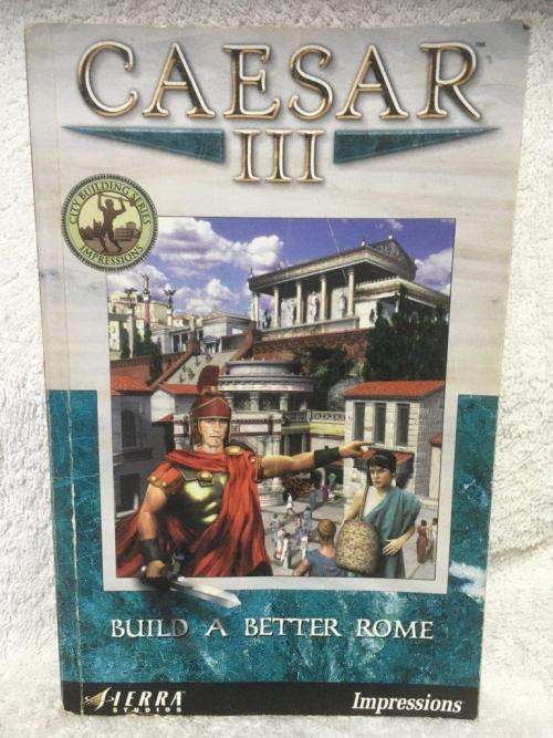PC - Caesar III Sierra Guide / Book 221 Pages (Retro Gaming)