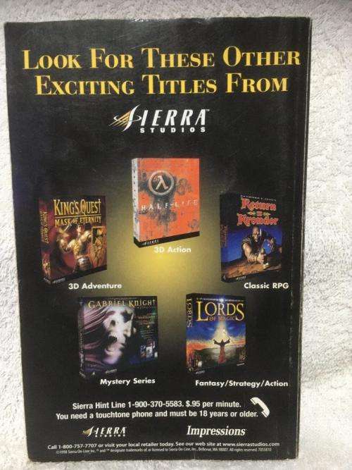 PC - Caesar III Sierra Guide / Book 221 Pages (Retro Gaming)