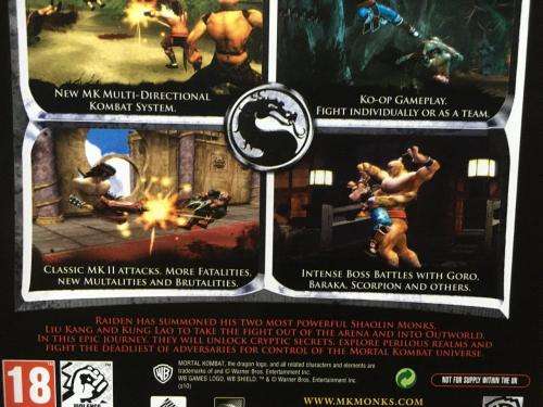 PS2 - Mortal Kombat Shaolin Monks