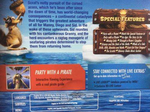 Blu-ray - Ice Age 4 Continental Drift