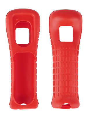 Nintendo Wii - Silicone Case Silicone Sleeve for Wii remote Red