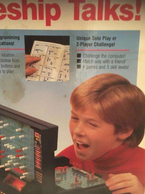 Vintage Electronic Talking Battleship Milton Bradley Hasbro 1989 Made in USA  - See Deescription