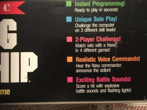 Vintage Electronic Talking Battleship Milton Bradley Hasbro 1989 Made in USA  - See Deescription