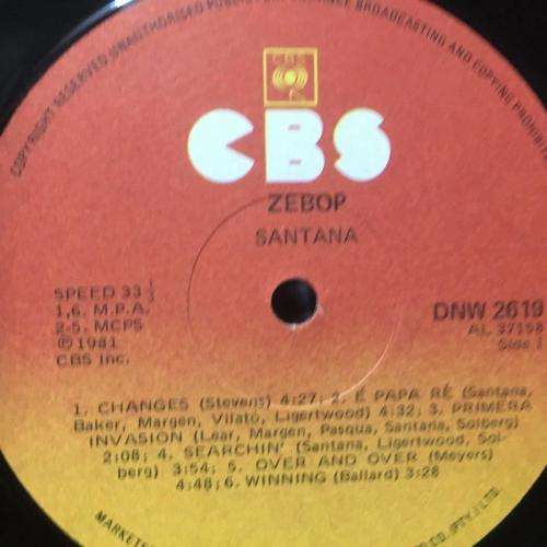 LP - Santana Zebop