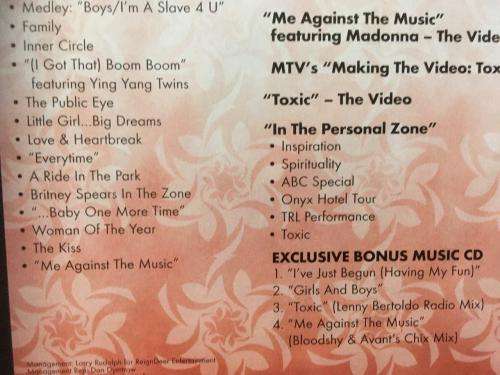 DVD - Britney Spears In The Zone (CD + DVD)