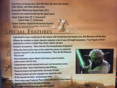 DVD - Star Wars - Attack of the Clones (2 Disc)