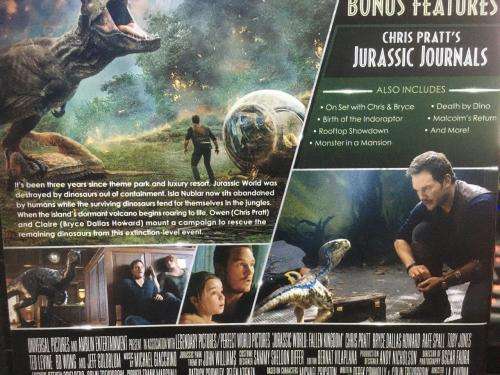 DVD - Jurassic Park - Fallen Kingdom