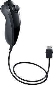 Nintendo Wii - Official Nintendo Black Wii Nunchuck