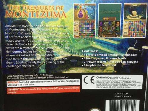Nintendo DS - The Treasures of Montezuma