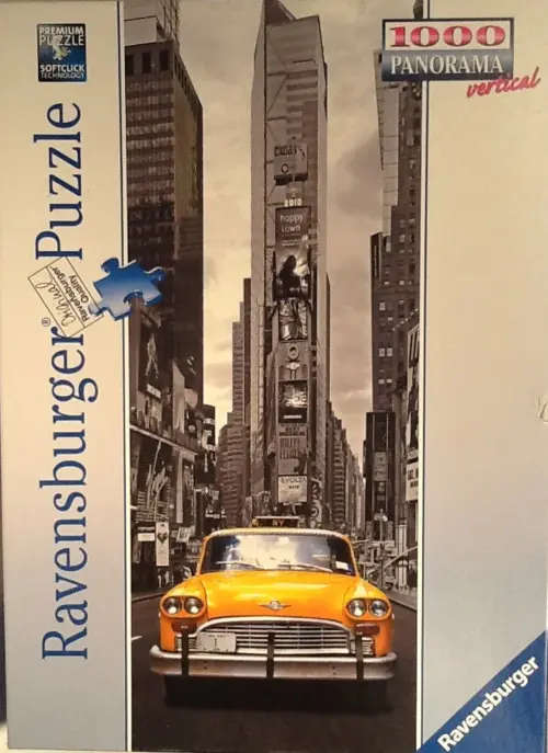 Ravensburger New York City Taxi 1000 Piece Panorama Vertical Puzzle #151196 (New Sealed)