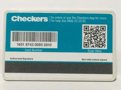 Checkers LITTLE SHOP 3 - XTra Savings Card