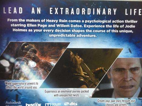 PS3 - Beyond Two Souls