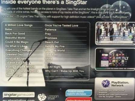 PS3 - Official Sony Wired Singstar Microphones with USB adaptor + Singstar Take That