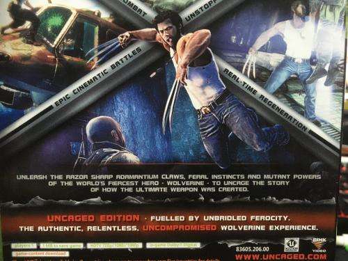 Xbox 360 - X-Men Origins Wolverine - Uncaged Edition