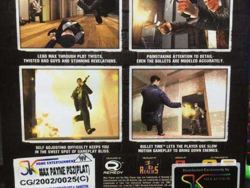 PS2 - Max Payne - Platinum
