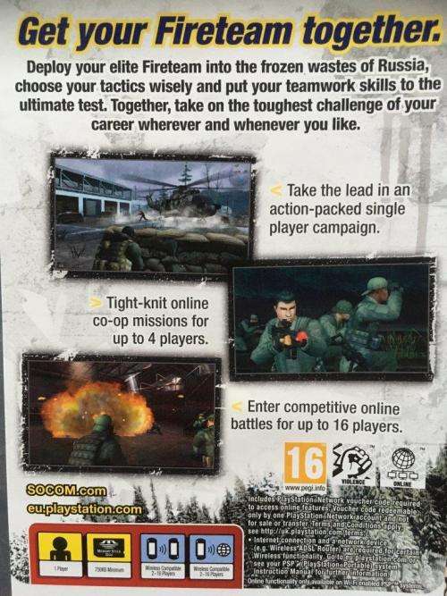 PSP - SOCOM Fireteam Bravo 3 - PSP Essentials