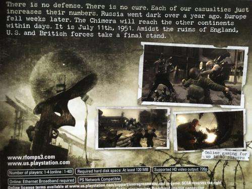 PS3 - Resistance Fall of Man