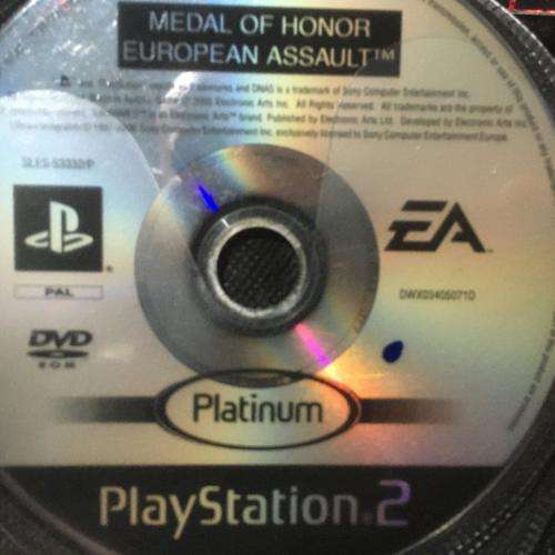 PS2 - Black Slim Line Console c/w 1x New Generic Controller, Cables + 5 Games in Sony Pouch