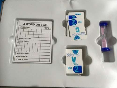 Jeremy Mansfield`s A Word or 2 board Game bassed on His TV Show (As New)