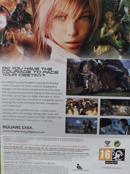 Xbox 360 - Final Fantasy XIII