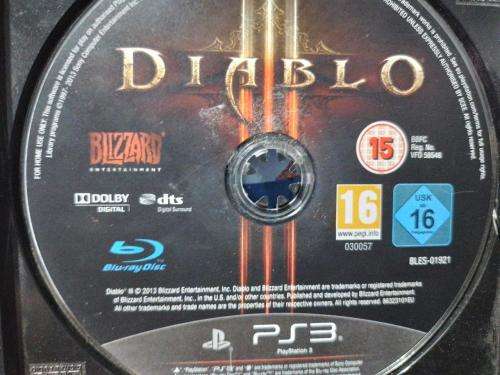 PS3 - Diablo III (Disc Only)
