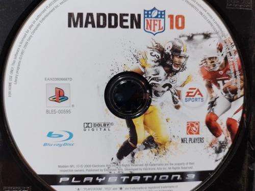 PS3 - Madden NFL 10 (Disc Only)