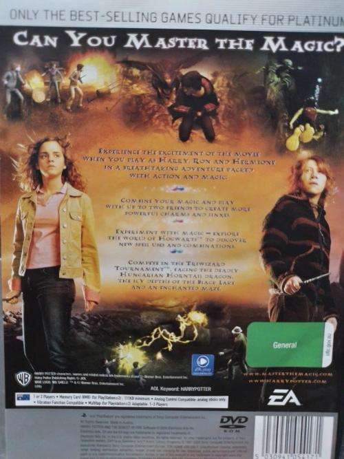 PS2 - Harry Potter and the Goblet of Fire - Platinum