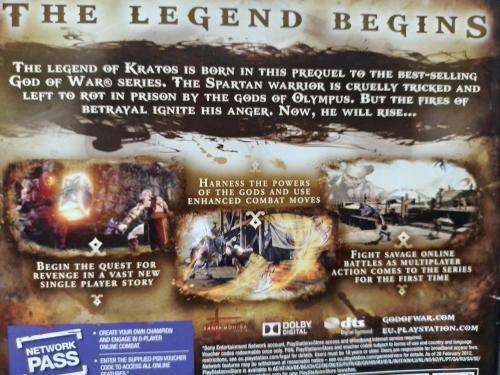 PS3 - God Of War Ascension