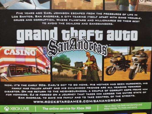 Xbox 360 - Grand Theft Auto - San Andreas - Classics