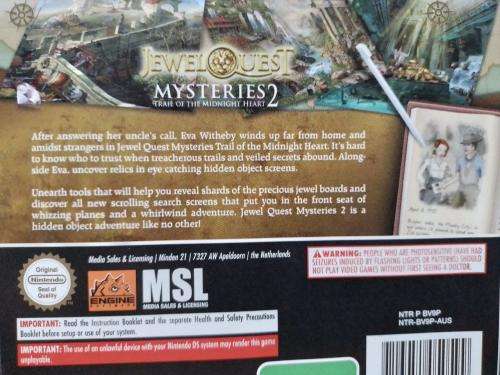 Nintendo DS - Jewel Quest Mysteries 2 Trial of the Midnight Heart